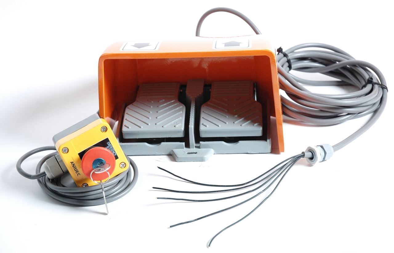 Lift table spare part - Foot control unit