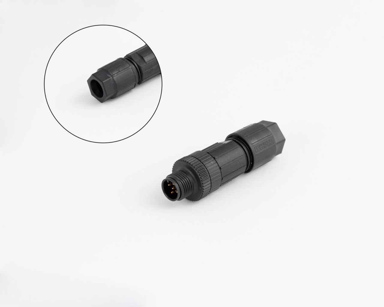 Lift table spare part - Plug M12M 5-pole (Phoenix)