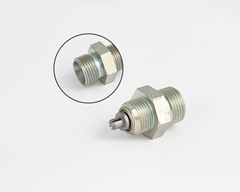 Lift table spare part - Hose burst valve electro galvanized